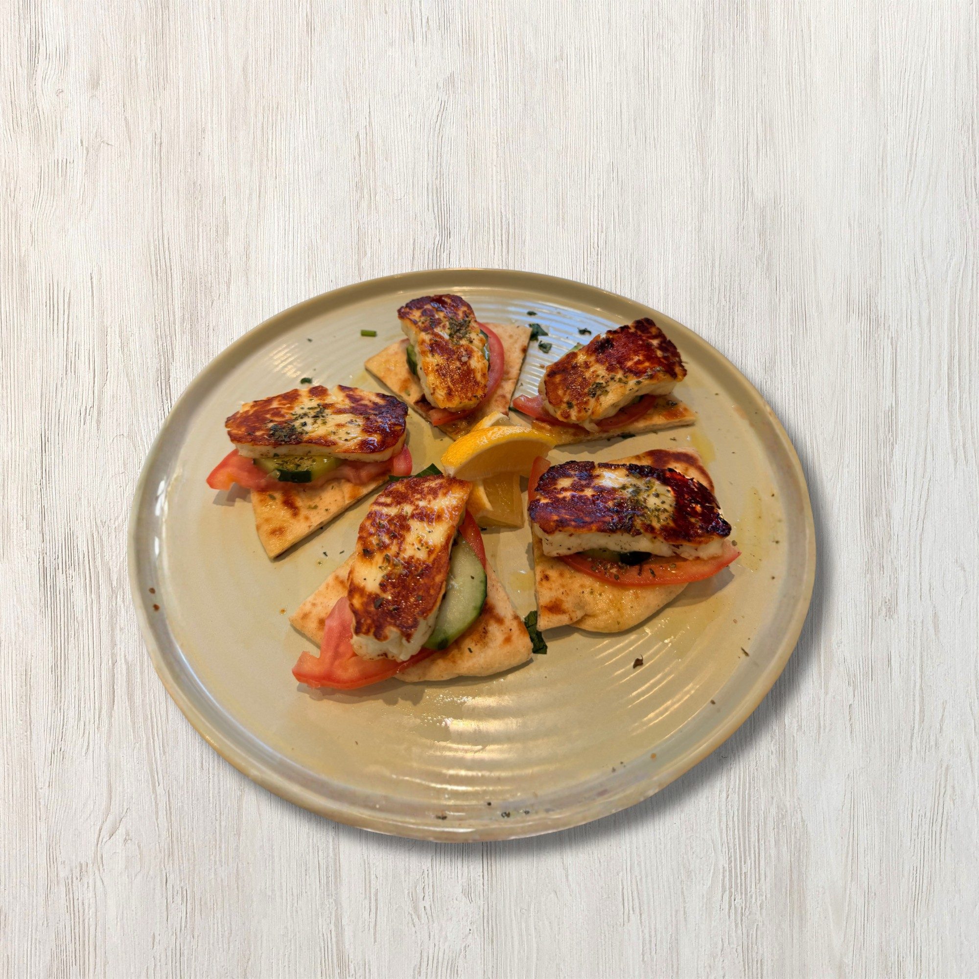 Grilled Halloumi.