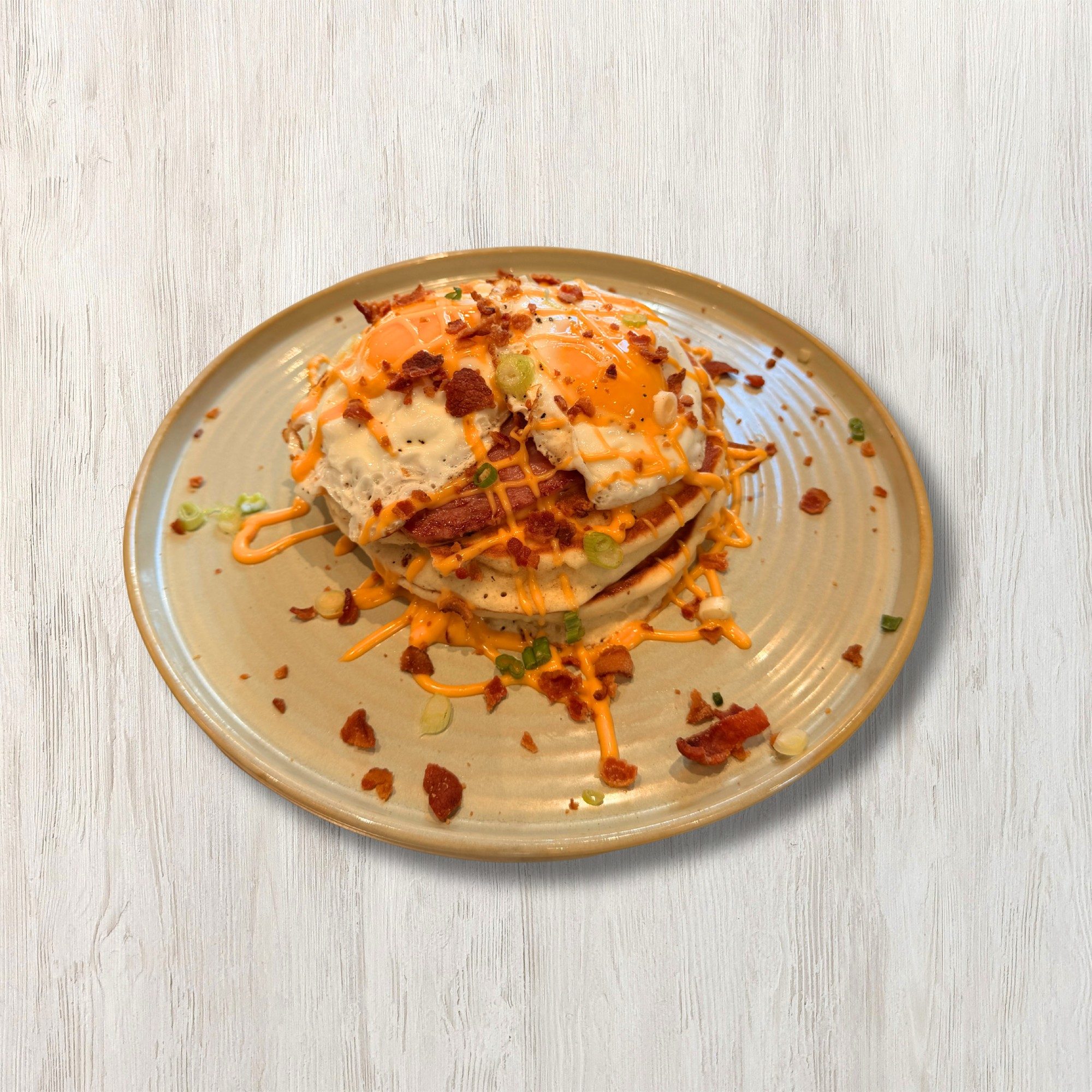 Croque Madam Pancake.