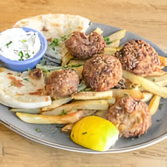 Zucchini Croquettes Platter.