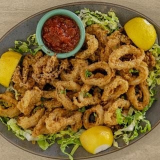 Fried Calamari Tray (10 Units)