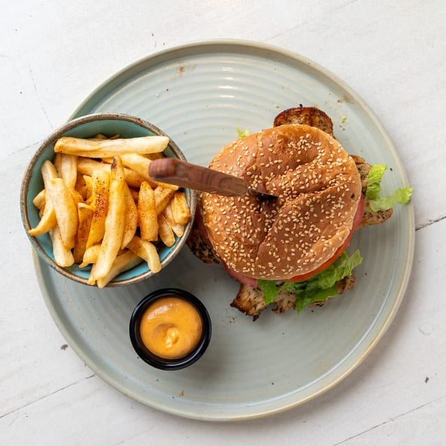 Grilled Chicken Burger.
