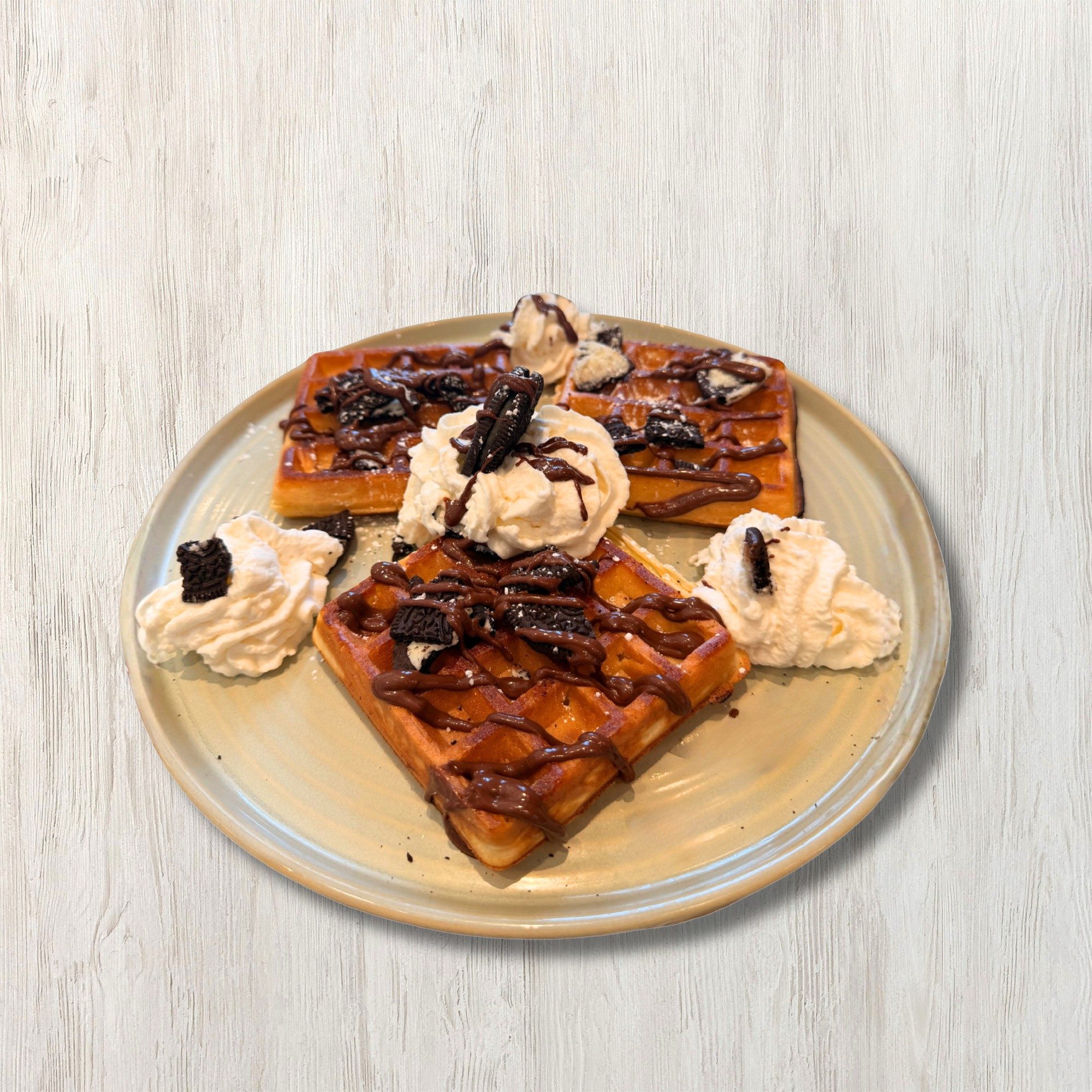 Nutella Oreo Waffle.