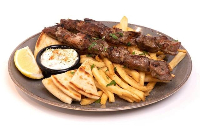 Pork Souvlaki.