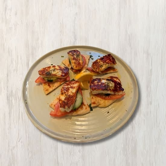 Grilled Haloumi.