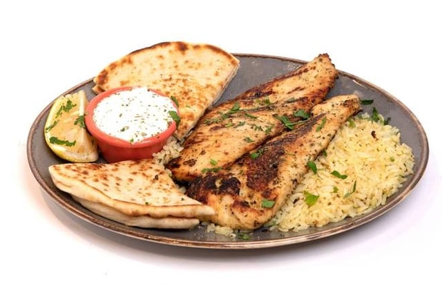 Grilled Chicken Breast Platter.