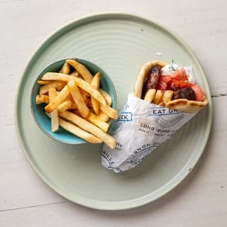 Loukaniko Pita Sandwich